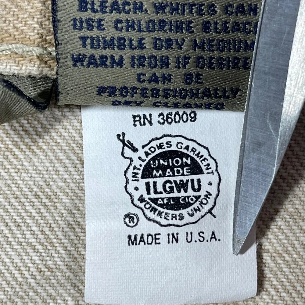 Calvin Klein Sport Jeans Mens 36(33x34) Tan VTG Union Made USA 100% Cotton Denim